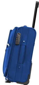 blue suitcase