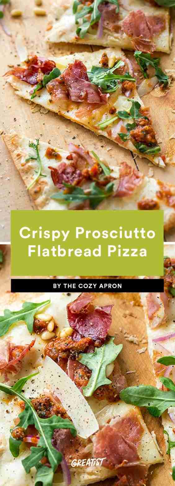3. Crispy Prosciutto Flatbread Pizza