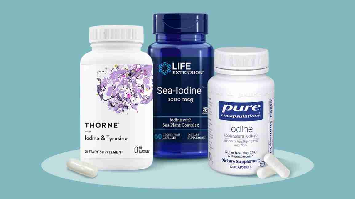 A selection of iodine supplements