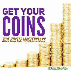 Image and link to #sidehustle masterclass for #singlemoms who want to #makeextramoney and thrive