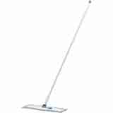 AmazonBasics Dust Mop Sweeper, Washable Cloth, Blue and White