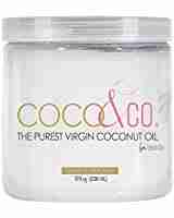 COCO & CO. Organic Pure Extra Virgin Coconut Oil for Hair & Skin, Beauty Grade, 8 Fl Oz (Pack of 1)