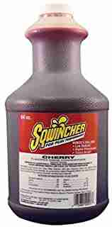 Sqwincher 64 Ounce Liquid Concentrate Electrolyte Drink - Yields 5 Gallons - Flavor: Cherry