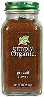 Simply Organic Ground Cloves, Certified Organic | 2.82 oz | Syzygium aromaticum (L.) Merr. & L.M. Perry