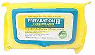Preparation H (48 Count) Flushable Medicated Hemorrhoid Wipes, Maximum Strength Relief with Witch Hazel and Aloe, Pouch (Pack of 3)