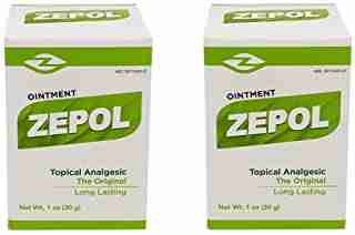 ZEPOL Analgesic Ointment Muscle Joint Pain Aches Backache Sprains Dolor (2-PACK)