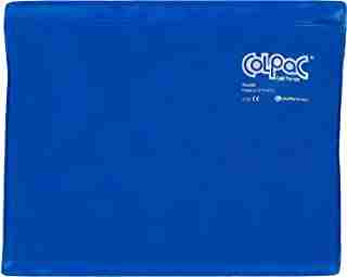 Chattanooga ColPac - Reusable Gel Ice Pack - Blue Vinyl - Standard - 11 in x 14 in (28 cm x 36 cm) - Cold Therapy for Knee, Arm, Elbow, Shoulder, Back for Aches, Swelling, Bruises, Sprains, Inflammation