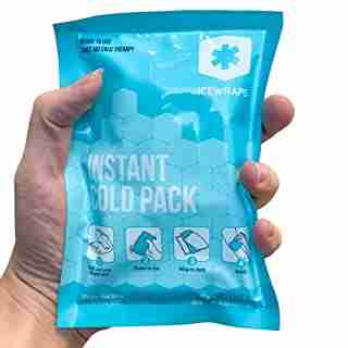 ICEWRAPS Small Instant Cold Breakable Ice Packs - 50 Count Emergency Disposable First Aid Cold Compress for Travel, Sports, Team Events, Outdoor Activities