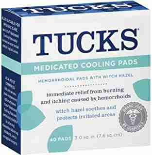 Tucks Medicated Cooling Hemorrhoidal Pads, 40 Count (Pack of 12)