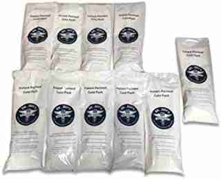 Perineal Instant Cold Packs- 10 Adhesive Postpartum Pads for Women After Birth, Perineal Ice Packs for Postpartum, Great for New Moms Postpartum Care, Perineal Ice Packs for Postpartum Women, OB Pads