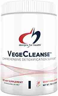 Designs for Health VegeCleanse - Berry-Vanilla Pea Protein Detox with 14g Pea Protein VegeCleanse (21 Servings / 756g)