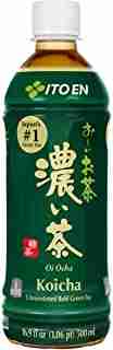 Ito En Oi Ocha Unsweetened Bold Green Tea, 16.9 Fluid Ounce (Pack of 12), Unsweetened, Zero Calories, Antioxidant Rich, Brewed with Whole Leaf Tea, Caffeinated, High in Vitamin C