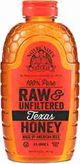 Nature Nate’s 100% Pure, Raw & Unfiltered Texas Honey; 32oz. Squeeze Bottle; Made in Texas