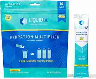 Liquid I.V. Hydration Multiplier, Electrolyte Powder, Easy Open Packets, Supplement Drink Mix (16 Count)