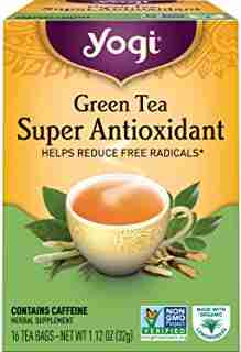 Yogi Tea - Green Tea Super Antioxidant (6 Pack) - Organic Green Tea Blend to Support Overall Health - 96 Tea Bags