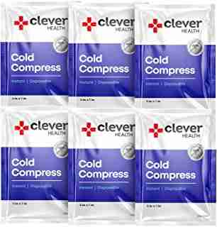 Instant Cold Pack | Disposable Ice Packs - Cold Therapy - for Injuries, Swelling, Inflammation, Muscle Strains, Sprains, Perfect for First aid Kit, Outdoor Activities, Athletes. 5x7 Inches, 6 Pack.