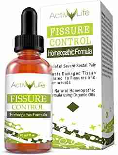Anal Fissure and Hemorrhoid Control - Organic Formula for Rapid Relief of Swollen, Itching, or Bleeding Rectal Tissue
