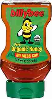 Billy Bee Pure Organic Honey Honey, 13 oz