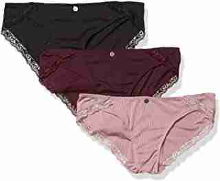 Jessica Simpson Women's Cotton Bikini Panties Underwear Multi-Pack