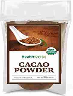Healthworks Cacao Powder (32 Ounces / 2 Pounds) | Cocoa Chocolate Substitute | Certified Organic | Sugar-Free, Keto, Vegan & Non-GMO | Peruvian Bean/Nut Origin | Antioxidant Superfood