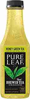 Pure Leaf Iced Tea, Honey Green Tea, 18.5oz Bottles (12 Pack)