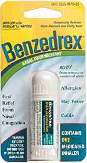 Benzedrex Nasal Decongestant Inhaler