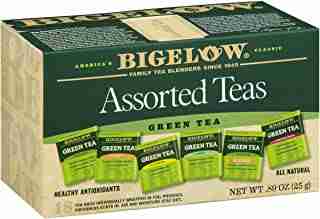Bigelow 6 Assorted Green Tea Bags, 18-Count Box (Pack of 6), Caffeinated Green Tea, 108 Tea Bags Total