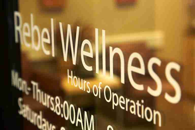 Rebel Wellness office door